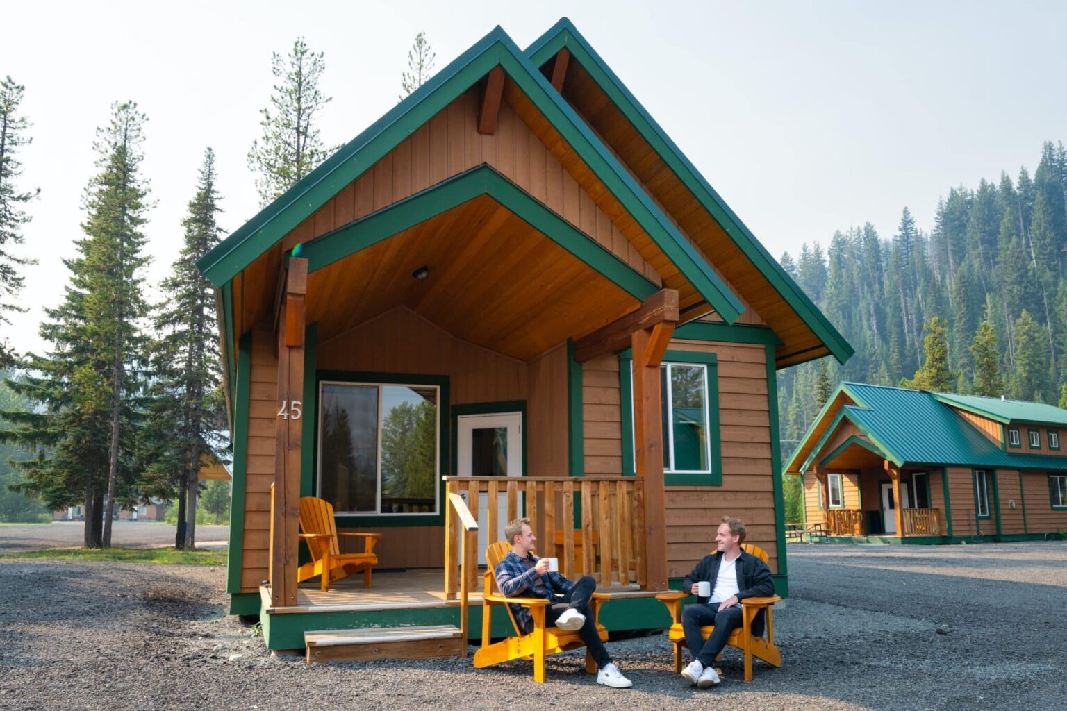 Manning Park Resort under the night sky